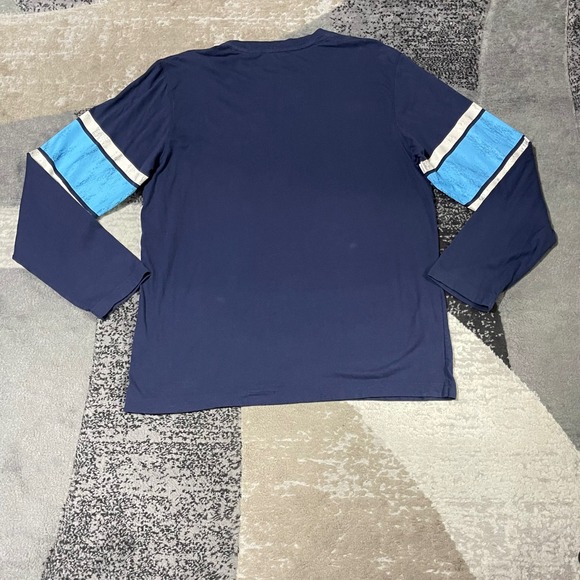 Pittsburgh Penguins CCM Shirt Men Large Navy Blue Long Sleeve NHL Hockey Distres - Picture 5 of 12